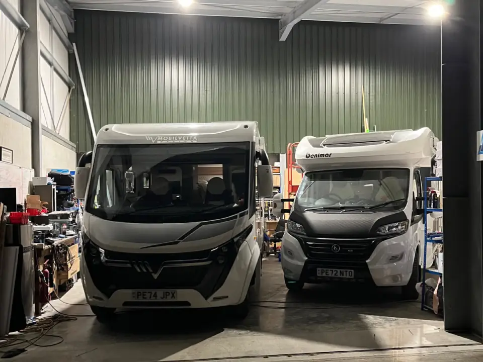 Weight and motorhome